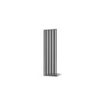 Panneau tube 16 cm pour pergola gris anthracite h. 225 x l. 60 cm 4alu