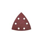 Papier abrasif corindon delta 93 x 93 mm grain 40 / 80 / 120, lot de 20
