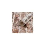 Papier peint imitation brique tanlay rose