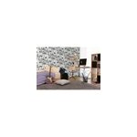 Papier peint intiss� les aventures ville de tokyo noir, argent� l. 1005 x l. 53cm lut�ce