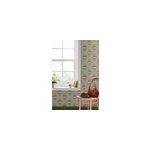 Papier peint intissé kilim imprimé formes géométriques beige crème, vert l. 1000 x l. 52cm joules Papier peint intissé kilim imprimé formes géométriques beige crème, vert l. 1000 x l. 52cm joules