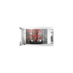 Papier peint panoramique intiss� for�t arbre feuille rouge sur fond gris, 8 l�s, l. 280 x l. 400cm idpanneaux ...