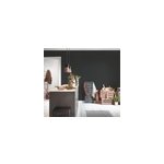 Papier peint vinyle grain� sur intiss� uni noir l. 1005 x l. 53 cm, as creation around