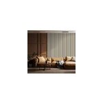 Papier peint vinyle intiss bensimon lignes beige, vert, terracotta l. 1005 x l. 53cm lutce