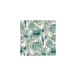 Papier peint vinyle intiss� cuisines & bains lutece mat et satin� fonds marins bleu aqua, bleu l. 1005 ...