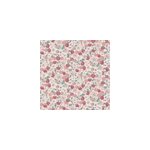 Papier peint vinyle intiss� cuisines & bains lutece mat et satin� fruits, fleurs rouge, rose, blanc l. ...