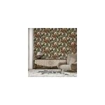 Papier peint vinyle intiss dolce vita arbre du voyageur terracotta et beige taupe l. 1005 x l. 53cm ...
