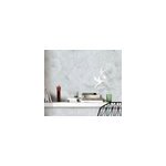 Papier peint vinyle intiss� feuilles gris argent� l. 1005 x l. 53cm, erismann shine