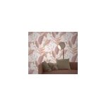Papier peint vinyle intiss� feuilles roses l. 1005 x l. 53cm, erismann autumn
