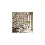 Papier peint vinyle intiss� fleuri f�erie bucolique vert kaki l. 1005 x l. 53cm lut�ce