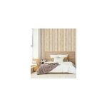 Papier peint vinyle intiss� rayures jaune ocre l. 1005 x l. 53cm ug�pa