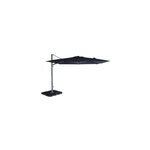 Parasol dport anti - vent belveo l. 3 x l. 3m gris