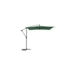 Parasol dport carr manoa vert olive d2, 5x2, 5m en acier hespride