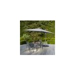 Parasol dport goodhome menorca gris 300 x 300 cm