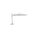 Parasol d�port� inclinable carr� ouverture manivelle moonbeam 3 x 3m goodhome corby