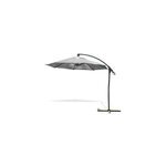 Parasol dport malaga aluminium gris 3 x 3 m dcb garden