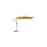 Parasol d�port� rond manoa moutarde 2. 5x2. 5m hesp�ride