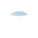 Parasol droit curacao bleu clair manuel