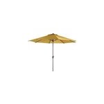 Parasol droit loompa h. 2, 50m coloris moutarde hespride l. 300 x l. 300 cm