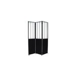 Paravent pliable en métal et verre atmosphera Paravent pliable en métal et verre atmosphera