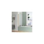 Pare - baignoire 130 x 70 cm or bross� essentiel galedo