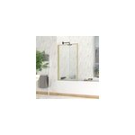 Pare - baignoire 130 x 75 cm or bross� essentiel galedo