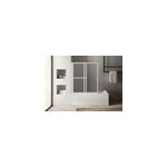 Pare - baignoire blanc 2 volets relevable atelier du bain