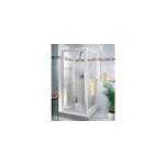 Paroi latérale fixe pour porte de douche coulissante l. 90 x h. 185 cm, verre transparent, profilé blanc, ... Paroi latérale fixe pour porte de douche coulissante l. 90 x h. 185 cm, verre transparent, profilé blanc, ...