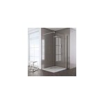 Paroi de douche à l'italienne l. 80 x h. 200 cm, walk in, verre transparent anticalcaire, profilé chromé, ... Paroi de douche à l'italienne l. 80 x h. 200 cm, walk in, verre transparent anticalcaire, profilé chromé, ...