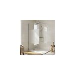 Paroi de douche � l'italienne cooke & lewis onega s�rigraphi� 90 cm