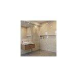 Paroi de douche � l'italienne cooke & lewis zilia transparent 90 cm