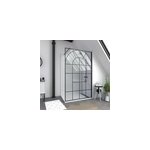 Paroi de douche � l'italienne noir galedo garden s�rigraphi� 120cm