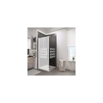Paroi latérale fixe pour porte de douche pivotante l. 80 cm, verre de sécurité transparent anticalcaire, ... Paroi latérale fixe pour porte de douche pivotante l. 80 cm, verre de sécurité transparent anticalcaire, ...