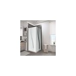 Paroi latérale fixe pour porte de douche pivotante l. 80xh. 190cm, verre transparent anticalcaire 5mm, ... Paroi latérale fixe pour porte de douche pivotante l. 80xh. 190cm, verre transparent anticalcaire 5mm, ...