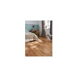 Parquet contrecoll� clipsable bishorn xxl en ch�ne verni aspect naturel