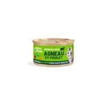 Pte en morceaux pour les chats adultes  l'agneau et au poulet 85g edgard cooper