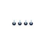 Patins � visser ptfe diall � 20 mm, 4 pi�ces