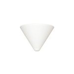 Pavillon cache - fils conique plastique blanc 12, 5 x h. 8, 5 cm tibelec