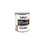 Peinture anti - marques ultra r�sistant murs et boiseries julien velours blanc mat 2, 5l