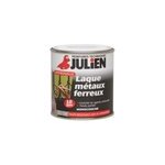 Peinture extérieure laque métaux ferreux antirouille monocouche julien satin blanc 0, 5l Peinture extérieure laque métaux ferreux antirouille monocouche julien satin blanc 0, 5l