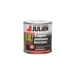 Peinture extrieure laque mtaux ferreux antirouille monocouche julien satin noir 250ml