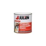 Peinture extrieure primaire antirouille julien satin blanc 250ml