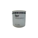 Peinture extrieure spciale fer noir satin 2l