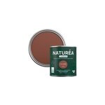 Peinture murs et boiseries marron terre d'argile velours goodhome natur�a 0. 5 l