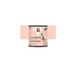 Peinture murs, boiseries et radiateurs rose poudre de teint satin v33 colorissim 0. 5 l