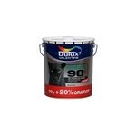 Peinture murs plafonds et boiseries dulux valentine 98% monocouche satin blanc 10l + 20% gratuit