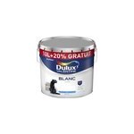 Peinture murs et plafonds en phase aqueuse dulux valentine mat blanc 10l + 20% gratuit