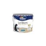 Peinture murale le blanc haute rsistance blanc mat 10l dulux valentine