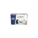 Peinture murale le blanc haute rsistance blanc mat 2, 5l dulux valentine