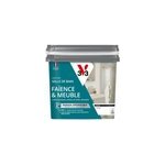 Peinture de r�novation fa�ence et meuble de salle de bain v33 blanc satin 750ml